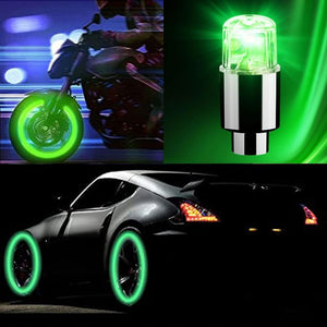 valves LED lumineuses pour roues