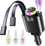 Chargeur de Voiture Rétractable 5 en 1 avec Diffuseur de parfum & Projecteur Ciel Etoilé