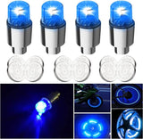 valves LED lumineuses pour roues