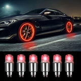 valves LED lumineuses pour roues