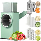 Multifunctional Roller 3 in 1 Vegetable Cutter Slicer Carrot Potato Chopper Machine Rotary Cheese Grater Kitchen Accessorie Tool