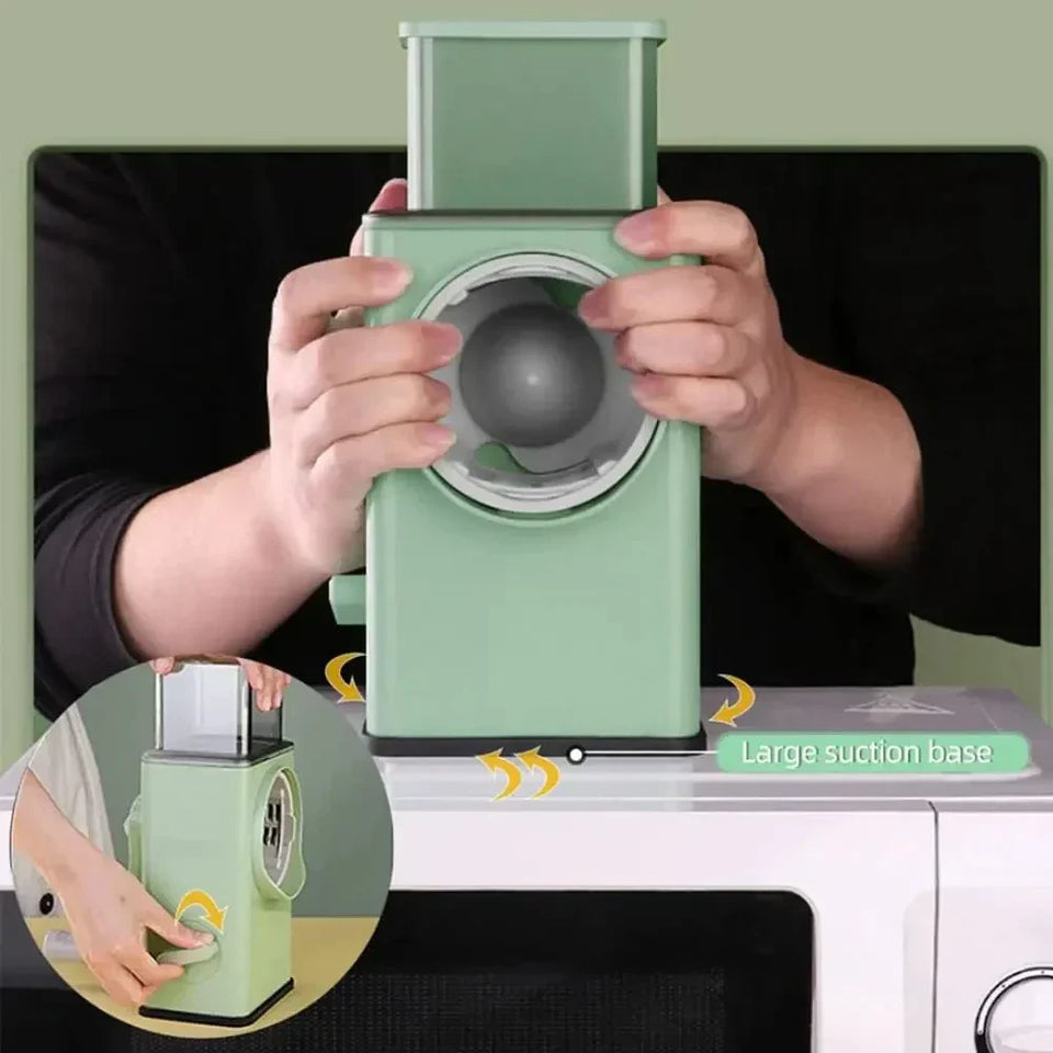 Multifunctional Roller 3 in 1 Vegetable Cutter Slicer Carrot Potato Chopper Machine Rotary Cheese Grater Kitchen Accessorie Tool