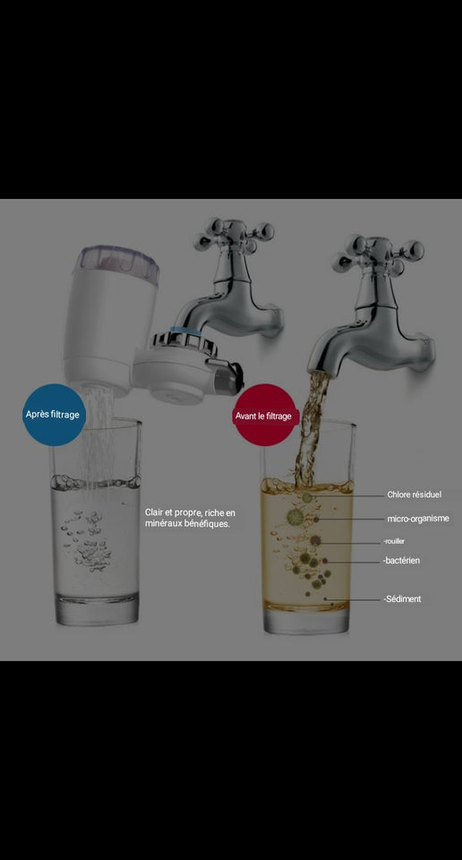 Filtre à Eau pour Robinet – Purificateur Instantané Haute Performance