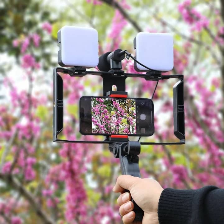 Le Kit Ultime pour Vidéos Parfaites (Lumière + Micro + Trépied)