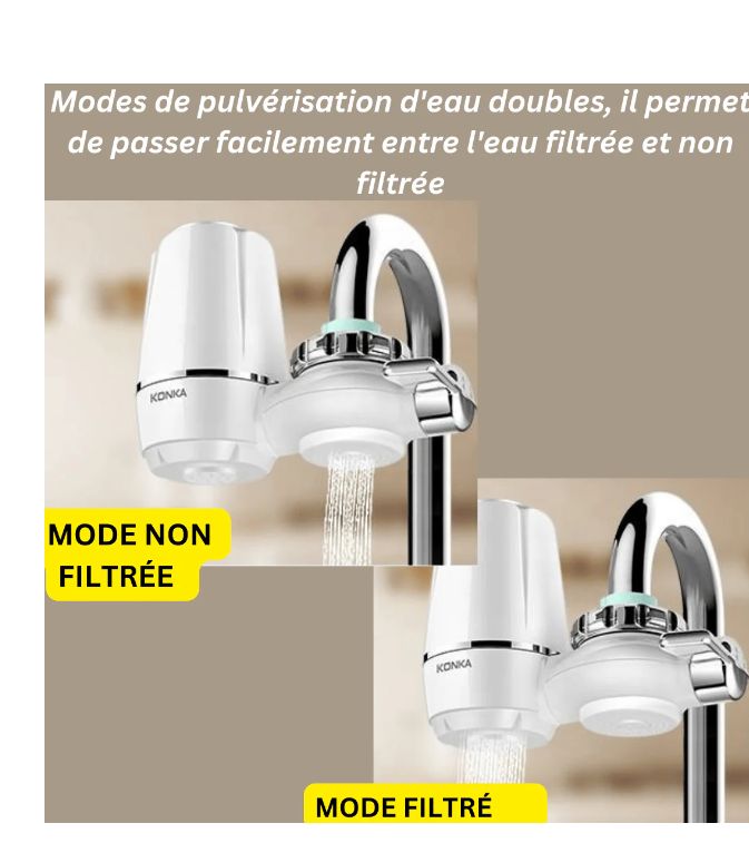 Filtre à Eau pour Robinet – Purificateur Instantané Haute Performance