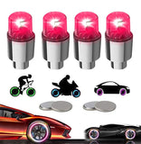 valves LED lumineuses pour roues